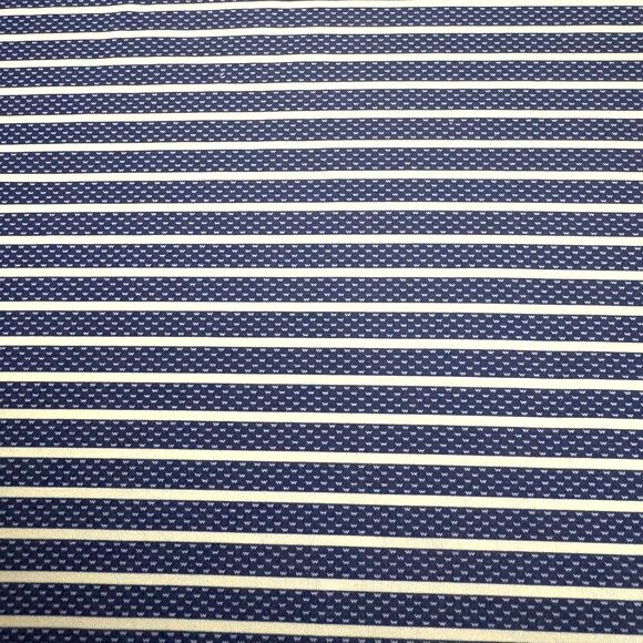 Oliver Ridley Short Sleeve Golf Polo Shirt Blue Stripe Performance Size Large‎ - Picture 2 of 5
